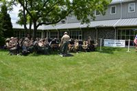 Band Concert outside the main entrance of the Park's Visitor Center