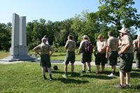 Dave Takes Us to See the Indiana Brigade Memorial First
