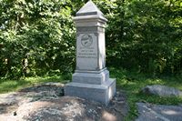 Indiana Infantry Memorial Marker Near Culp's Hill