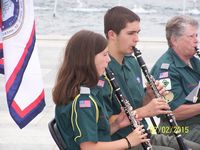Clarinets section playing their passages