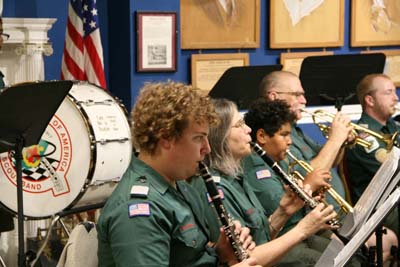 Clarinet Section Playing Out For 'American Patrol'