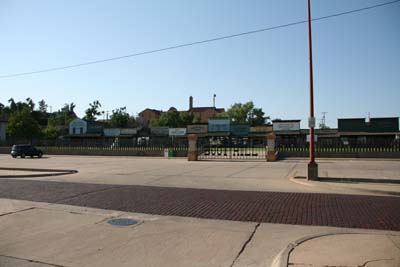 The View Of The Boot Hill Entrance And Dodge City Street Scene