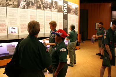 Crew Enjoyed The Many Interactive Displays And Factual Information In The Museum